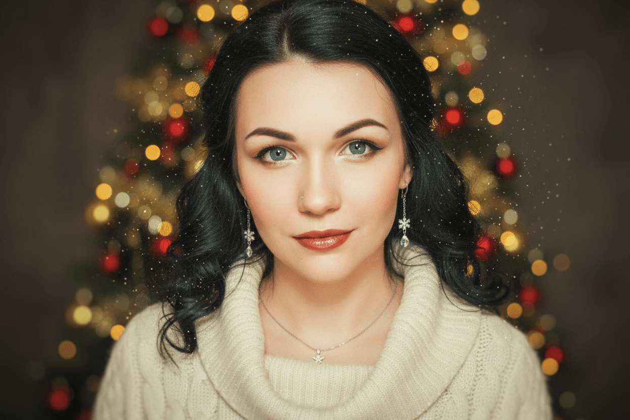 Новогодняя фотосессия - после обработки